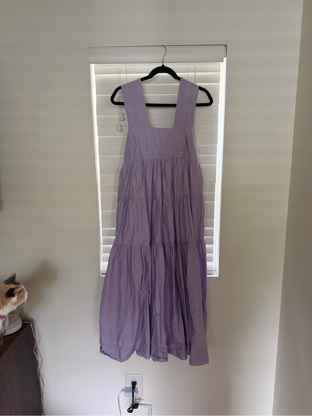 Anthropologie Light Purple Maxi Dress